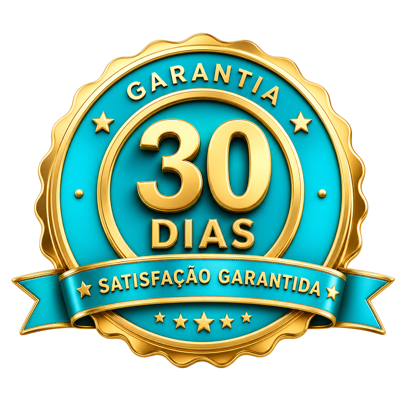 Selo de garantia incondicional de 30 dias